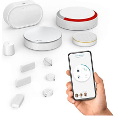 Somfy 1875255 - Home Alarm Advanced Plus - Alarm System Home Automation - Alarm System Home & 3 Key Fobs - Security System for the House - Compatible with Alexa, Google, TaHoma