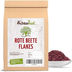 Beetroot Flakes 1000 g | Calorie Reduced and Crisp Flakes from Beetroot | Spicy Delicious in Taste | Gently Dried and Natural | from Achterhof
