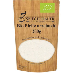 Organic Arrowroot Meal, 200 g, Arrowroot Powder, Arrowroot Starch, Tasteless Binder, Egg Replacement