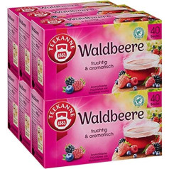 Teekanne Wild Berry, 40 Bags, Pack of 6