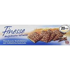 Finesse Wafer Papers Whole Milk Pack of 20 (20 x 100 g)