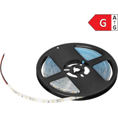 LED lente 12V, 2835, 60L/m, 500lm/m, 4,8W/m, IP63, 4000K, 5m