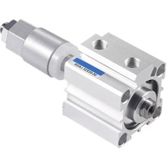 Miniature Pneumatic Cylinder with Adjustable Stroke, Double-Acting Piston Air Cylinder, Aluminium Alloy Cylinder with Magnetic Bore 20 25 50 63 mm (2020 mm x 50 mm)