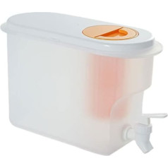 Getränkespender, 3,5 l, Getränkespender, Milchspender, Kühlschrank, Wasserspender mit Wasserhahn, Kühlschrank, Krug, Getränkekühler (Farbe: A) (B)