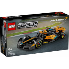 Lego Ātruma čempionu spilventiņi 76919 mclaren formula 1 sacīkšu automašīnas versija 2023