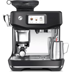 Sage - The Barista Touch Impress - Fully Automatic Milk Frothing Coffee Machine - Black Truffle