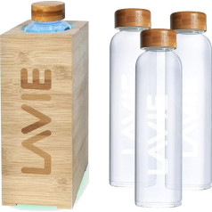 LaVie Premium - Innovative Bamboo Water Purifier with UVA Light, No Consumables, Turns Your Tap Water Into Soft, Delicious Water in 15 Minutes - 4L