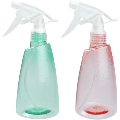 2 x 500ml Refillable Leak Proof Spray Bottles with Mist Spray for Cleaning Gardening