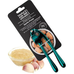 Easy to Use Garlic Press - Removes the Need to Peel, Great Kitchen Tool for Chopping Garlic Cloves Dishwasher Safe, Garlic Chopper Also Works With