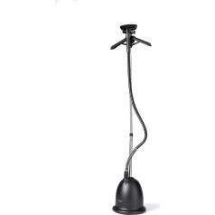 Steamery Vertical Steamer Cumulus Steamer for Home, 1750 W, Hanger, Heat Protection Glove, 60 Minutes Intensive Steaming, Wrinkle Remover, Black