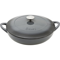 Denby Cast Iron Shallow Casserole, Halo, 30 cm