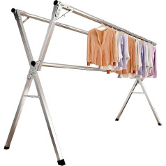 AIODE Laundry Drying Rack Foldable Pool Towel Rail Freestanding Indoor Outdoor