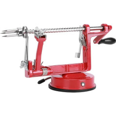 Potato Apples Peeler Slicer Core Multifunction Stainless Steel Manual Fruit Vegetable Cutter Practical Kitchen Appliances Red