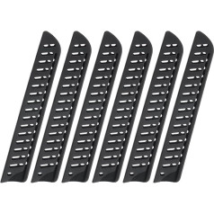 sourcing map Knife Cover Sleeves, 8.5 x 1.2 inch, PP Knife, Edge Guard, Blade Guard, Universal Knife Sheath for Home, Kitchen, Black, Pack of 6