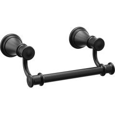 Moen Belfield YB6408BL Swivel Toilet Roll Holder - Matt Black