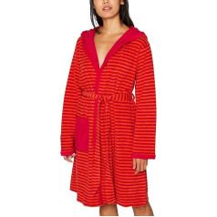 Vossen Women's Striped Hooded Bathrobe