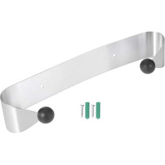 Wall Paper Towel Holder Stainless Steel Roll Paper Rack for Kitchen Bathroom Under Cabinet