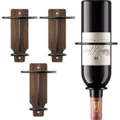 B4Life Wall Mounted Wine Rack 18 Bottle Wine Rack Metal Wine Rack for Wine Bottles Wine Holder Wall Mounted Hanging Wine Rack Wall Mounted