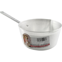 Pentole Agnelli Family Cooking Aluminium Conical Casserole Pan, Diameter 22 Cm.