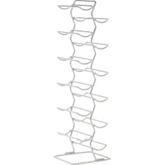 Amazon Basics - Modern Style 12 Bottle Wine Rack 74cm Chrome