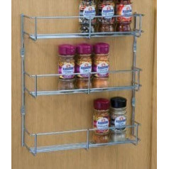 Spice and packet rack, 3 tier, 300 mm hole centres