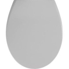 Wenko Premium Samos Toilet Seat with Soft-Close Mechanism, 37.5 x 44.5 cm