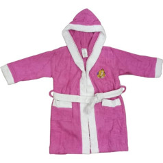 100% Cotton Terry Towelling Disney Princess Dressing Gown with Hood and Belt for Kids