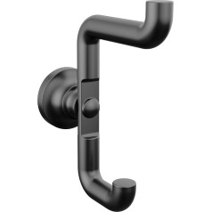 Delta 73535-BL Saylor Bath Hook, Matt Black