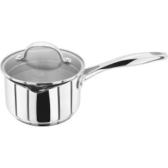 Stellar Draining Saucepan, Silver, 14 cm, 0.8 Litre, 2-Piece