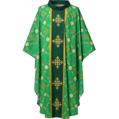 COSDREAMER Unisex Church Vest Priest Klergie Chasuble Catholic Mass Costume Robe