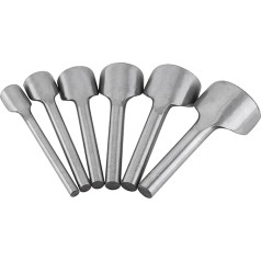 6 pieces/set DIY leather, leather tools, carft half-round punch belt, end cutter for home leather sewing (15-40 mm) punching half-round cutter