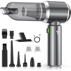 Quilted Northern Handheld Vacuum Cleaner, 18000Pa Handheld Vacuum Cleaner Battery, 3-Speed Car Vacuum Cleaner with Brushless Motor, Mini Vacuum Cleaner, Car Wireless Vacuum Cleaner for Office, Home,