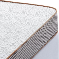 BedStory Topper 180 x 200 cm, 10 cm high, H3 and H4 Oeko-Tex certified mattress topper made of gel memory foam, washable cover, non-slip underside