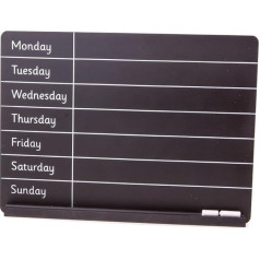 WEEKLY PLANNER CHALKBOARD