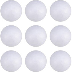 MILISTEN Pack of 100 Foam Craft Balls Smooth Polystyrene Balls Round Polystyrene Balls DIY Modelling Art Projects Christmas Decoration (Solid 4 cm)