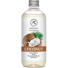 Room Fragrance Refill Bottle Coconut 500 ml - Coconut Refill for Fragrance Diffuser - Air Freshener - Room Fragrance - Coconut Aroma - Diffuser Refill - Room Fragrance Refill - Reed Diffuser Refill