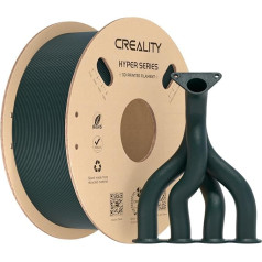 Creality Carbon Fibre Filament, 1.75 mm, for K1C, 3D Printer Filament for High Speed 50-300 mm/s, 1 kg/Spool Hyper PLA-CF Filament, Dimensional Accuracy ± 0.03 mm (Dark Green)