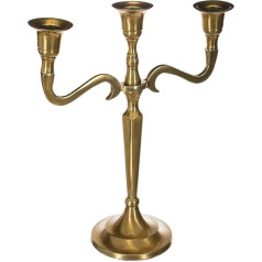 Atmosphera Candle Holder 3 Heads Gold Height 27 cm Gold