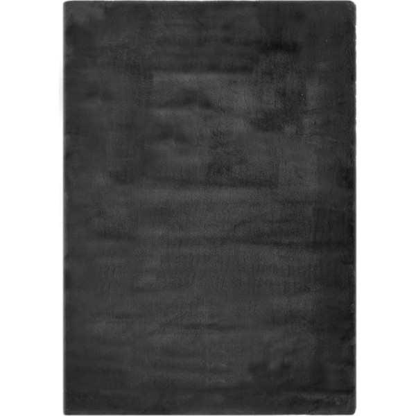 -LUXOR- living Coste Faux Fur Fluffy Rug Bedroom – Ideal for Use as a Bed Rug Bedroom – Cosy Fur Rug Imitation Lambskin 80 x 150 cm Anthracite