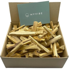 MYVIBE Palo Santo Incense Wood 800 g - Meditation Incense Sticks from Peru - Natural, Sacred Wood for Cleaning Rituals and Blessing the Home