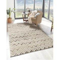 Mia's Anna Rugs, Modern Rug for Living Room, Bedroom and Hallway, Beige, 80 x 150 cm