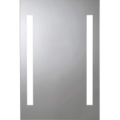 Croydex Thornton Hang 'N' Lock beleuchteter rechteckiger Spiegel mit zwei LED-Lichtleisten