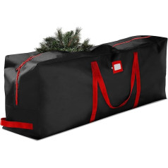 Large Christmas Tree Storage Bag - Holds up to 9ft Artificial Disassembled Trees, Heavy Duty Handles and Slim Double Zipper, Made of Tear-Resistant 600D Oxford