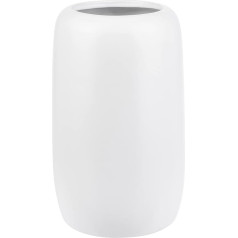 Vase for Pampas Grass, Floor Vase for Dried Flowers, Made of High-Quality Ceramic, Vintage Decoration for Wedding Decoration, Boho Decoration, Height: 20 cm, Diameter 8.5 cm, White