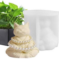 Cat Silicone Mold, Soap Silicone Molds, Cat Candle Molds, Aromatherapy Candle Mold For Valentine's Day, Mother's Day, Family, Friends, Best Cat Candle Molds, Soap Silicone Molds For Candles, Aromathe