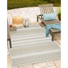 Mia's Adora Rugs, Modern Rug, Boho Style, Suitable for Indoor and Outdoor Use, Especially Flat, Ideal for Kitchen and Dining Room, but also for Balcony or Patio