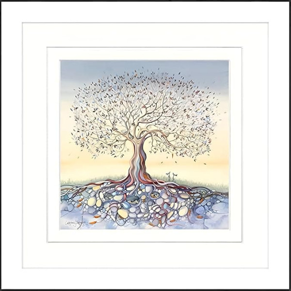 Artko Framed Print - Tree of Dreams of Catherine J Stephenson - Bunny Rabbit - Contemporary Art