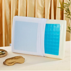 Luff Mayfair Cooling Gel Memory Foam Pillow for Better Sleep