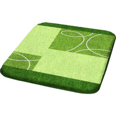 Meusch Curly 2671615360 Bathroom Rug, 60 x 100 cm, Kiwi Green