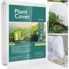 RIFNY Frost Protection Cover for Vegetables, 1 oz/yd² 10 x 50 ft Plant Protection Net, Vegetable Protection Net, Fine Mesh for Winter, Frost, Snowstorm, Frost Blankets for Outdoor Plants Protect
